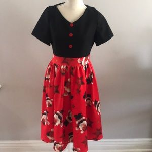 Tide queen Christmas dress